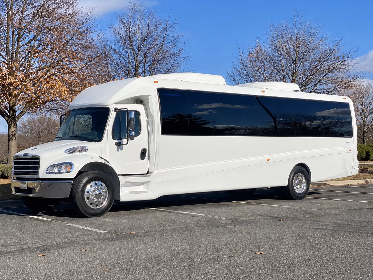 garland birthday party bus rental