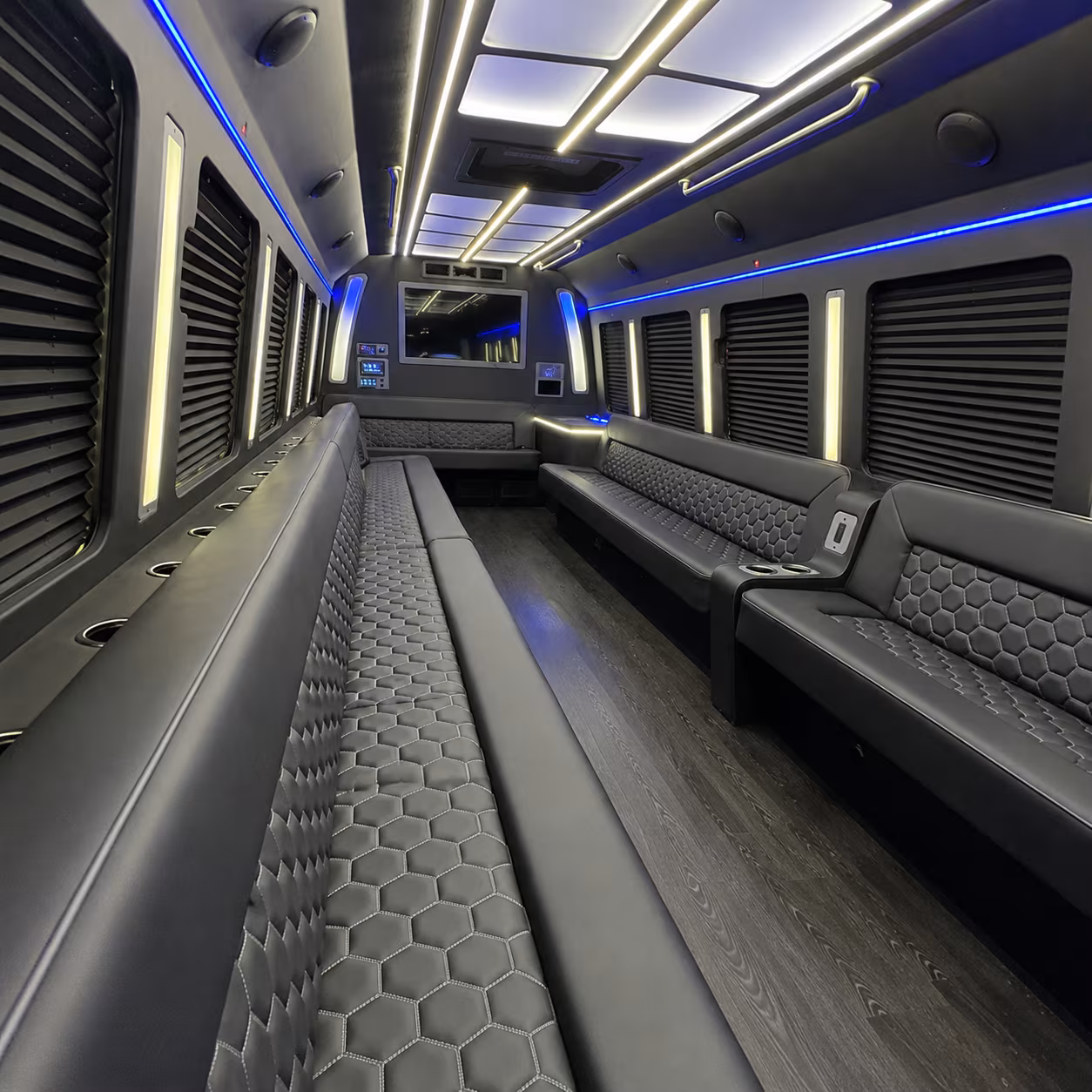 garland new years eve party bus rental