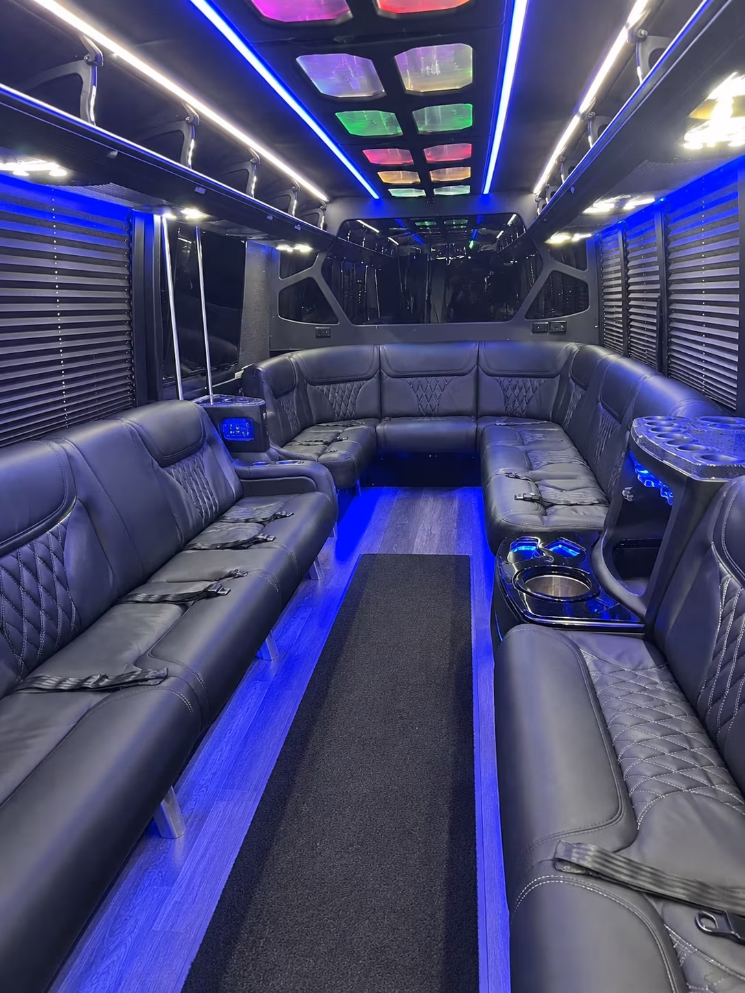 garland night on town party bus rental