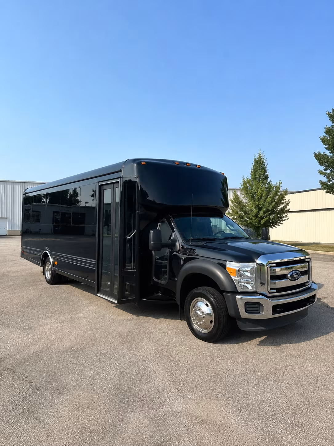 garland wedding party bus rental